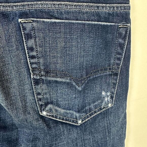 Diesel Distressed Viker Blue Denim Jeans Men’s 28 x 30 Read - Picture 8 of 14